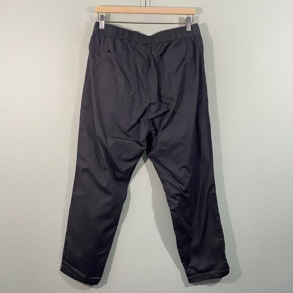 Pact Men Grey Twill Organic Cotton Pull On Straight Leg Pants Size L NWT - Picture 5 of 7